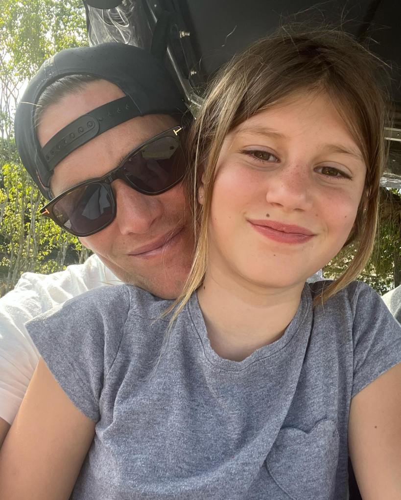 Tom Brady with daughter Vivian.