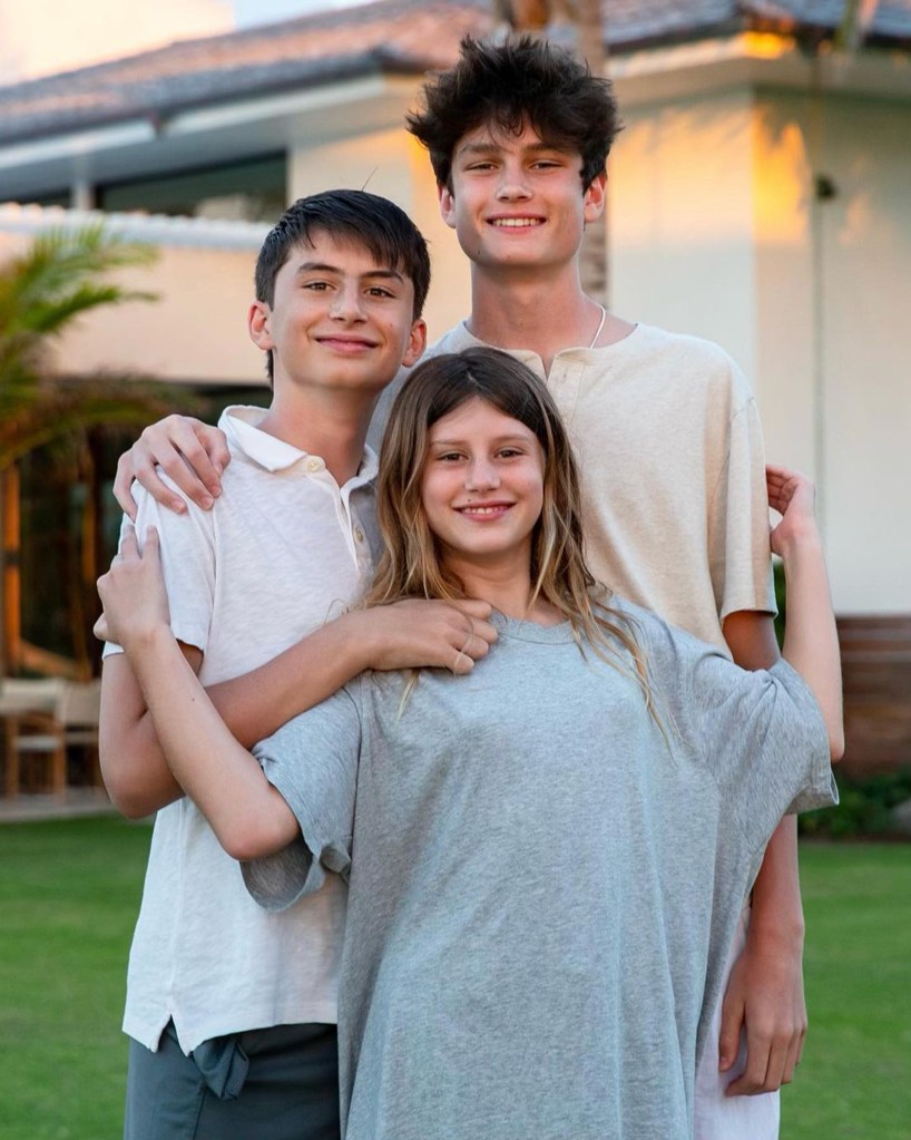 Tom Brady's three kids -- Jack, Benjamin and Vivian.