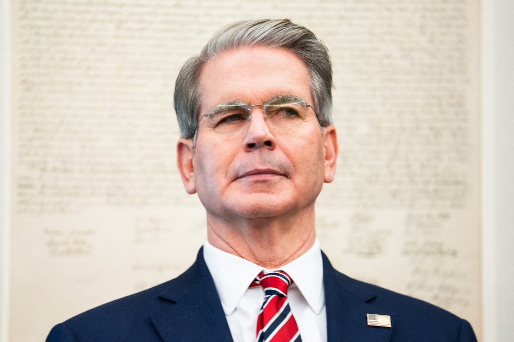 Portrait of Scott Bessent, US Secretary of the Treasury.