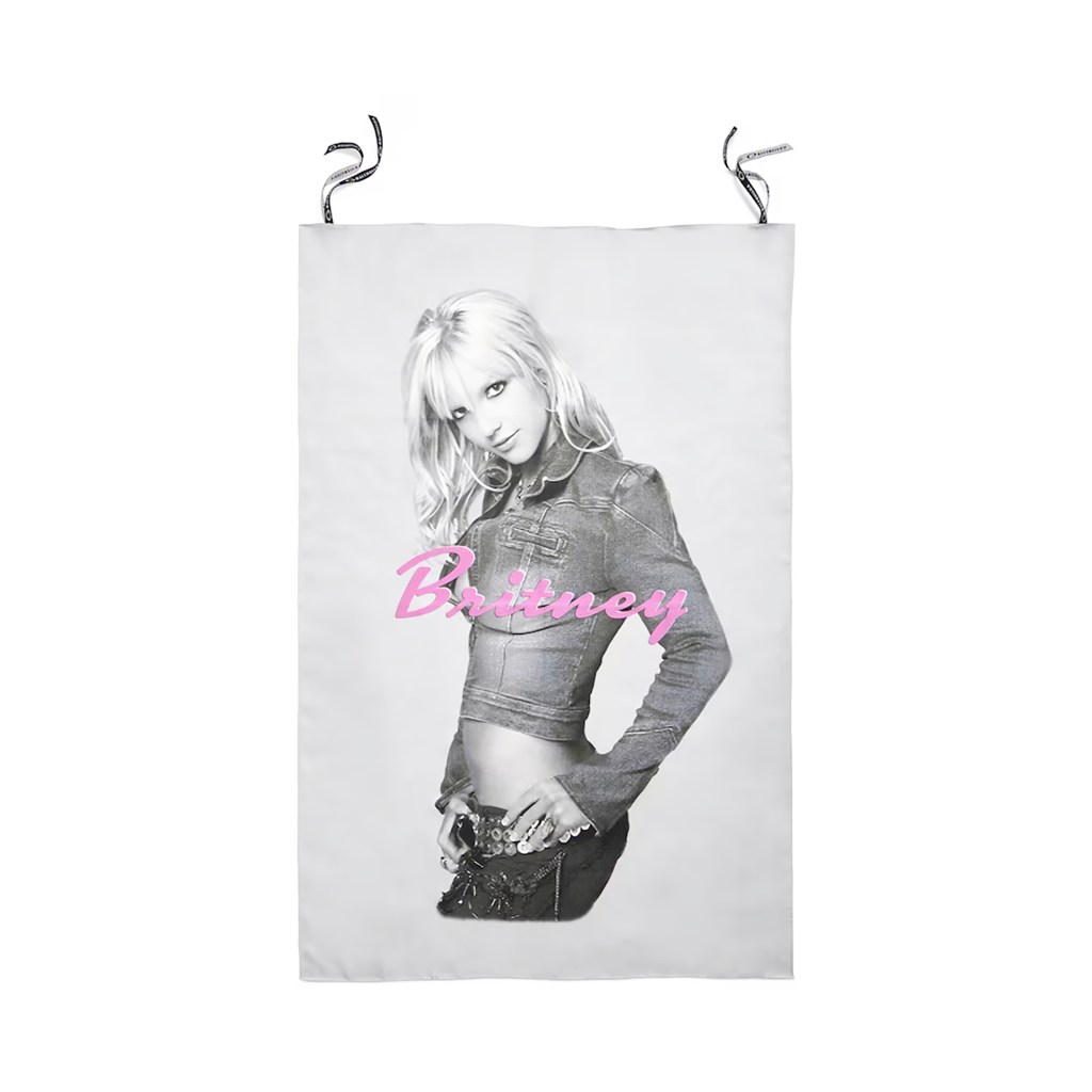 A flag from the new Britney Spears  and Balenciaga collaboration 