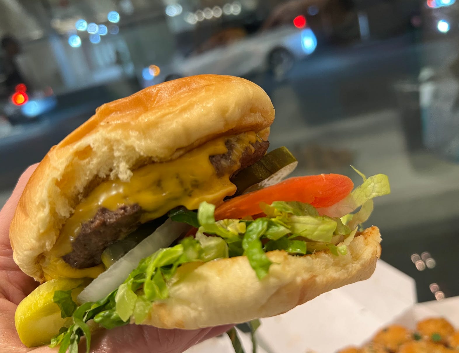 An "Our Burger" from Wahlburgers.
