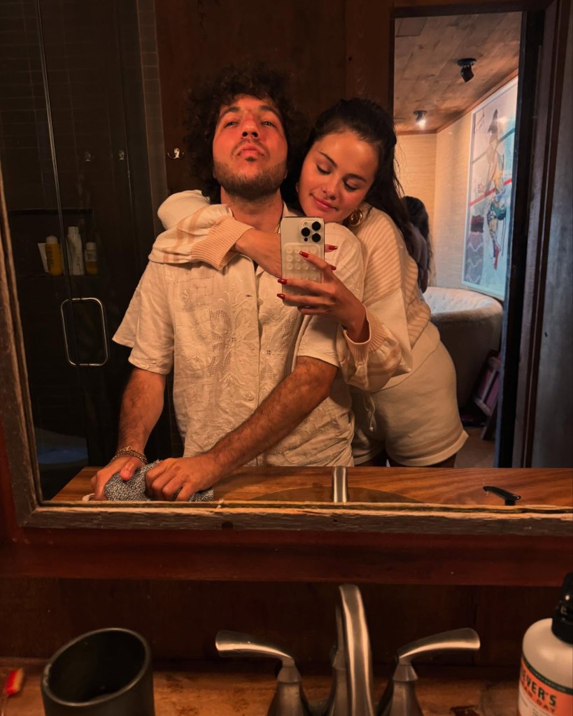Selena Gomez and Benny Blanco  in May. 