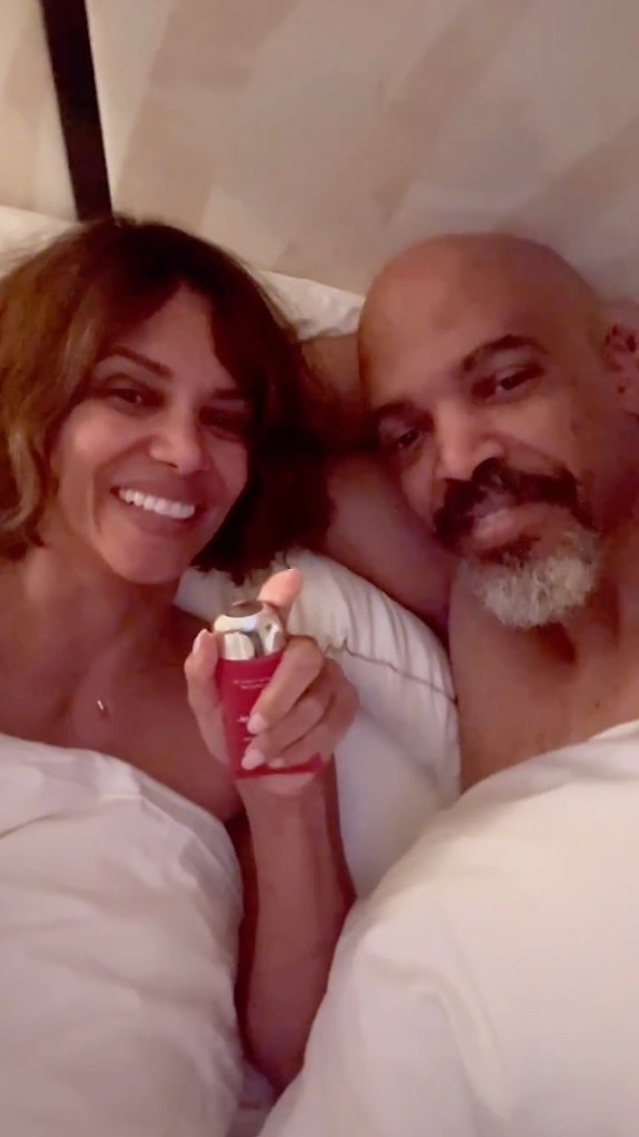 Halle Berry and Van Hunt via Instagram in May 2025
