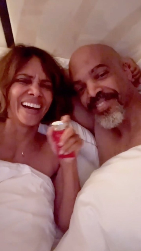 Halle Berry and Van Hunt via Instagram in May 2025