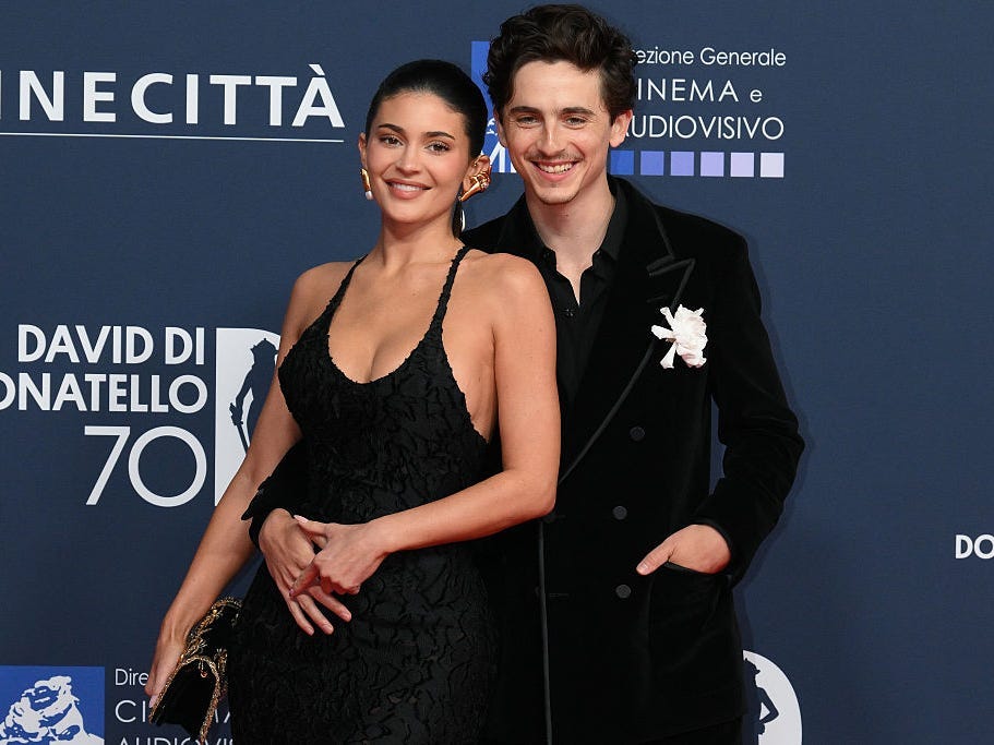 Kylie Jenner and Timothée Chalamet