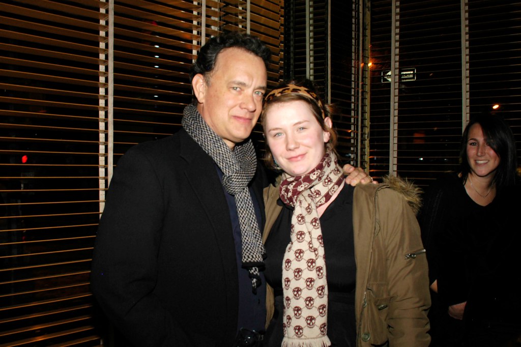 Tom Hanks and Elizabeth Hanks attend Dinner Party for the Tastemaker Screening of STARTER FOR 10 at Odeon on February 13, 2007 in New York City.