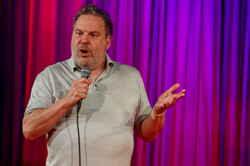 Jeff Garlin performs at Comedy Gives Back Hosts Benefit In Honor Of Brodyfest 2024 And The Late Brody Stevens at The Comedy Store on August 18, 2024 in West Hollywood, California.