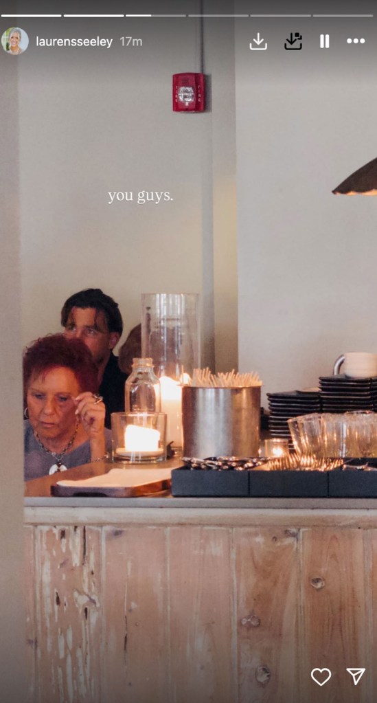 Travis Kelce and Taylor Swift seen at a restaurant in Florida.