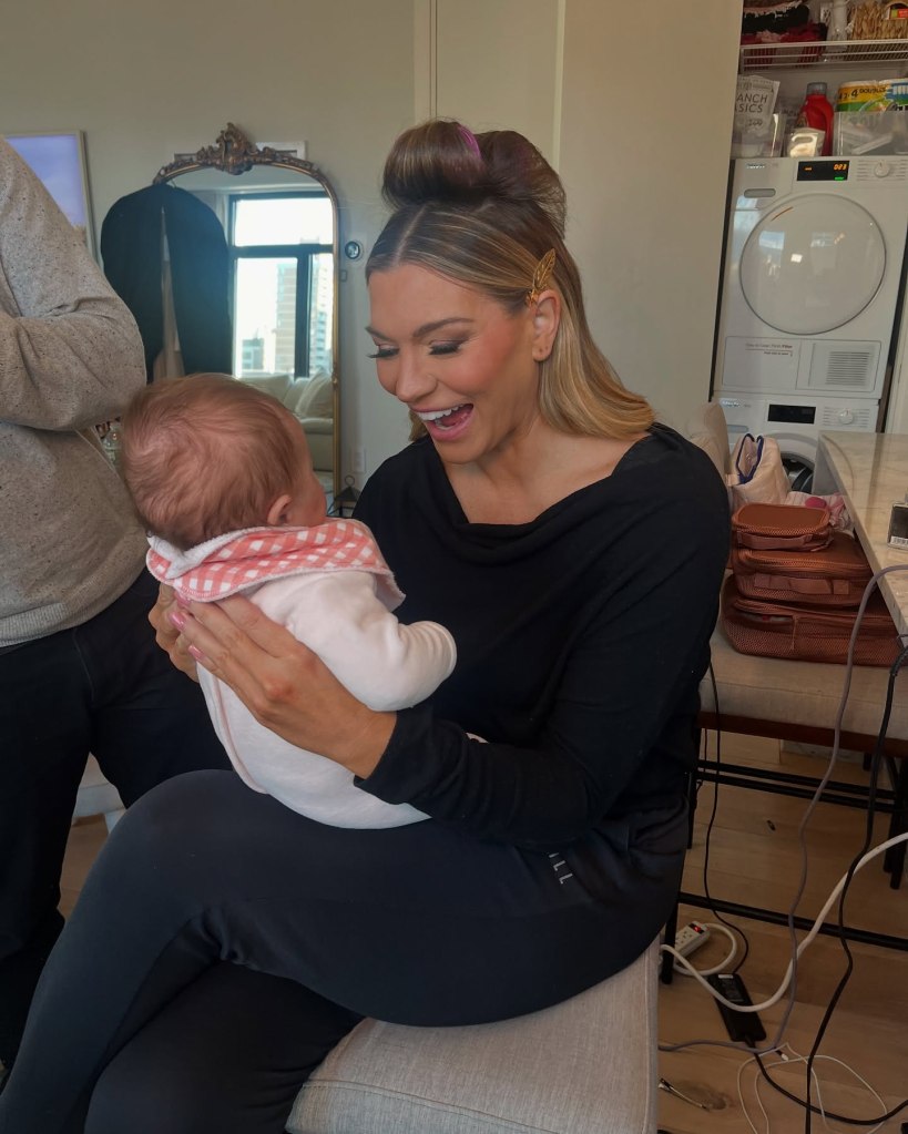 Lindsay Hubbard and baby via Instagram in April 2025