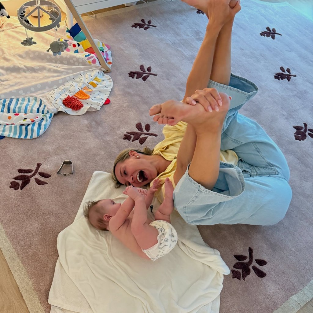Lindsay Hubbard and baby via Instagram in May 2025