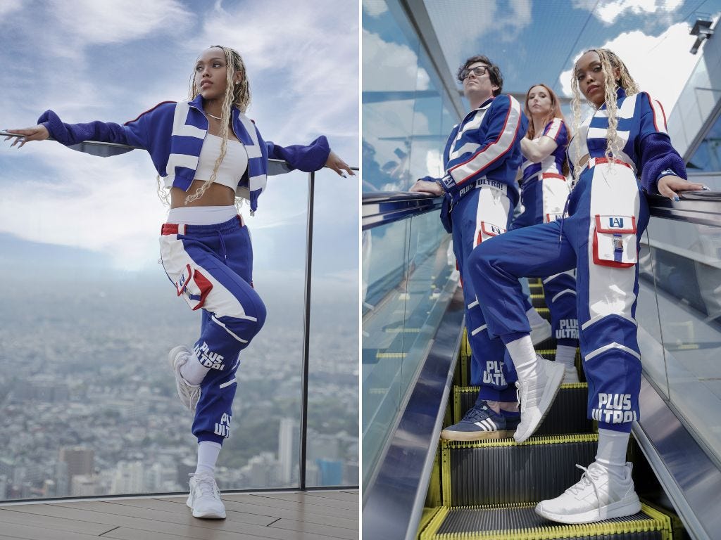 The first drop of the Fira X Wear collab with Crunchyroll features four products.