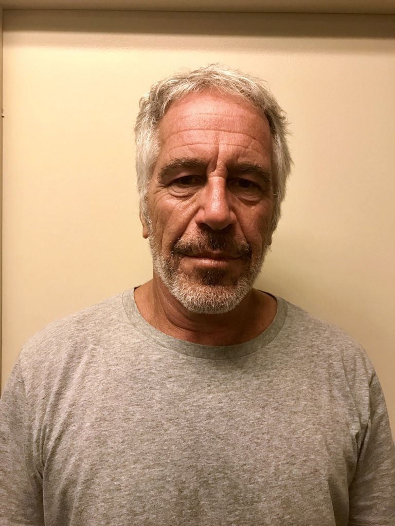 Headshot of Jeffrey Epstein.