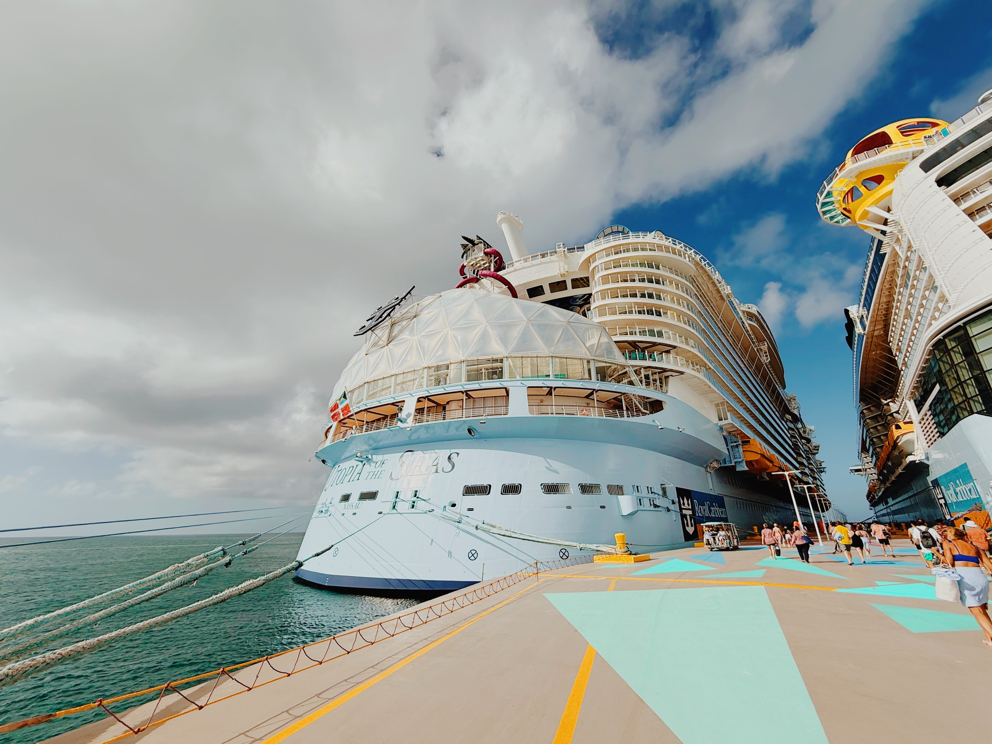 Royal Caribbean Utopia of the Seas, docked
