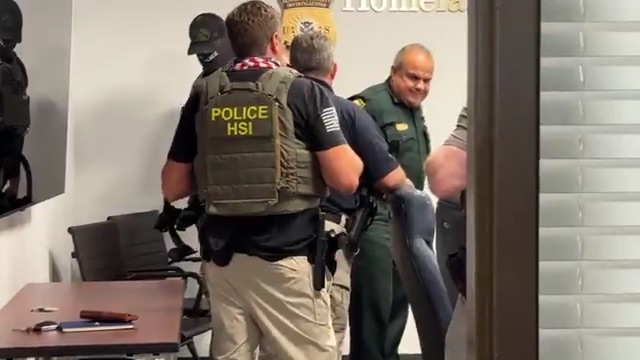 Osceola County Sheriff Marcos R. Lopez was arrested by Homeland Security agents in Florida.