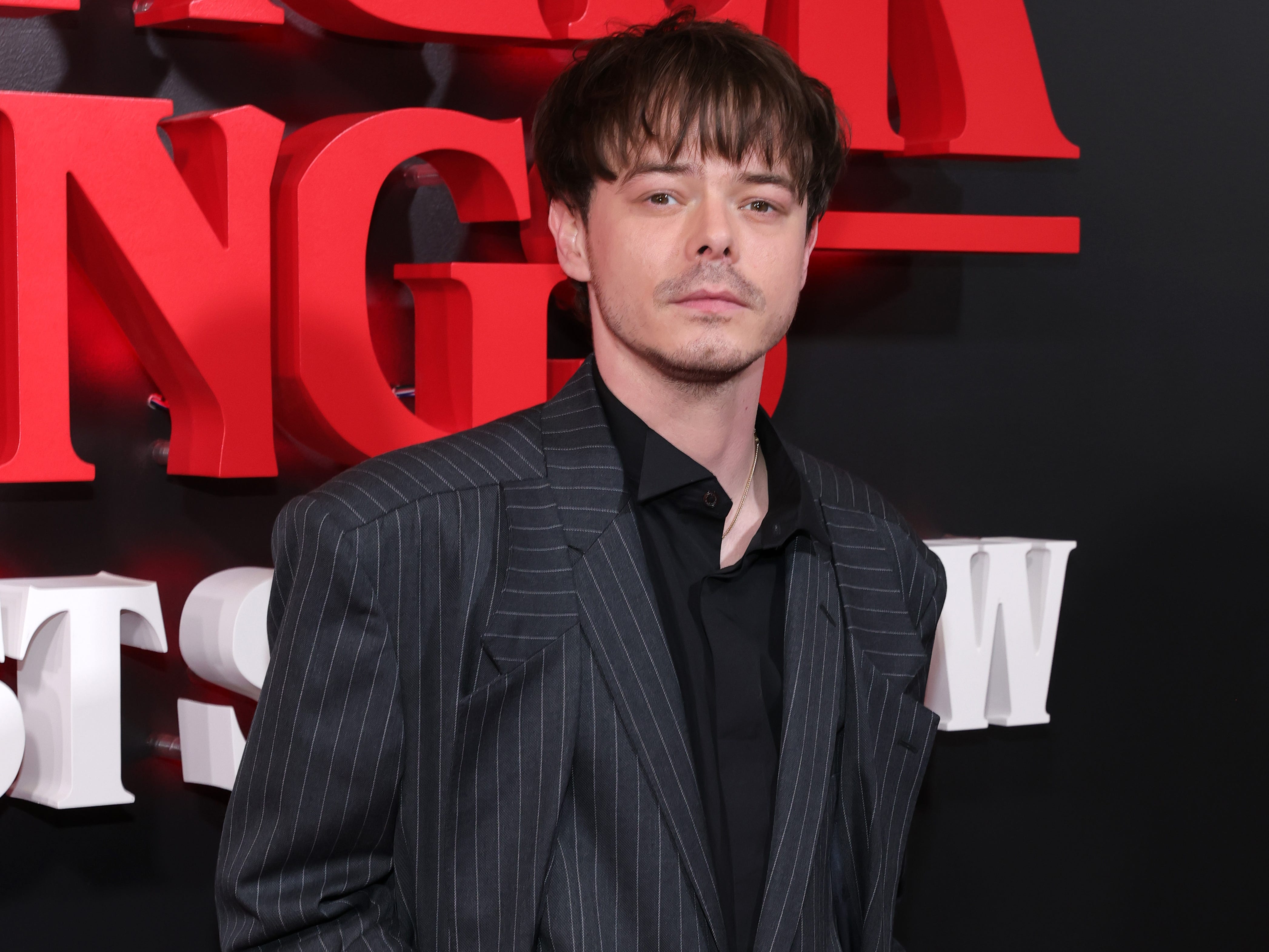Charlie Heaton attends the "Stranger Things: The First Shadow" Broadway Opening Night at Nederlander Theatre on April 22, 2025