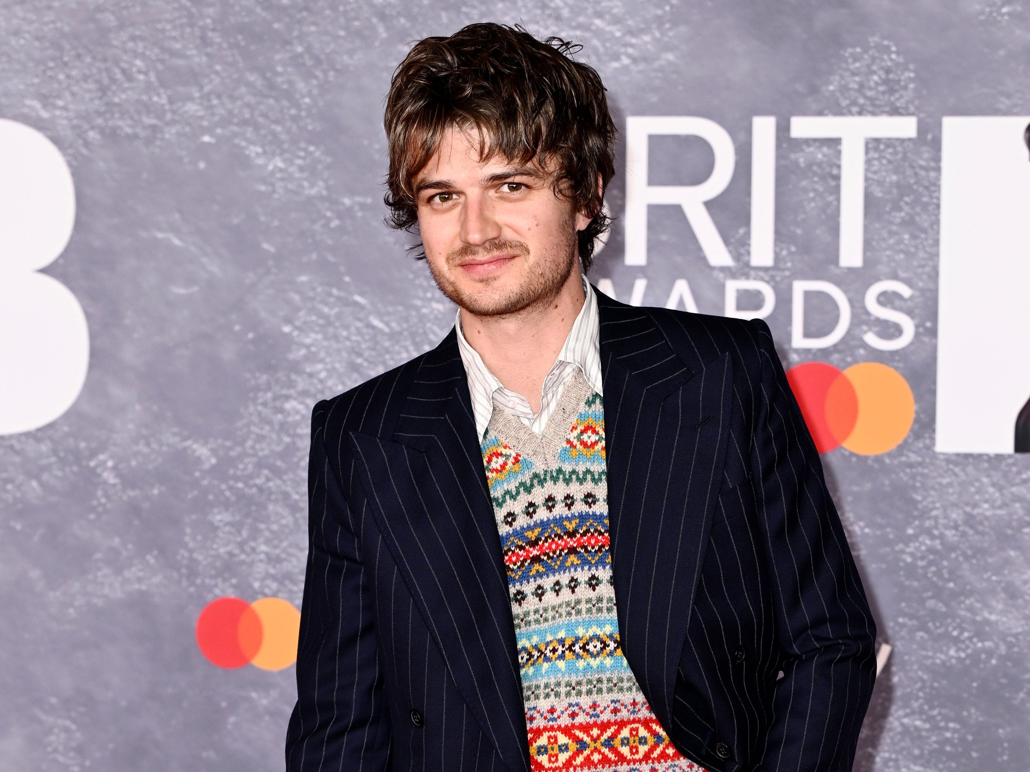 Joe Keery attends The BRIT Awards 2025 at the InterContinental London - The O2 on March 01, 2025 in London, England