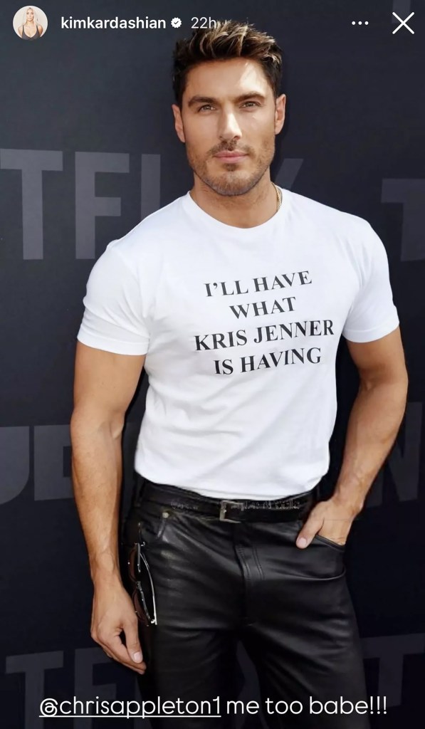 Chris Appleton wearing 