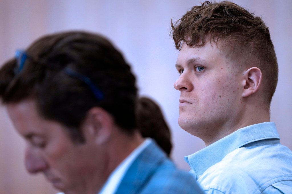 Maxwell Anderson appears in court during his murder trial in Milwaukee, Wisc. on June 5, 2025.