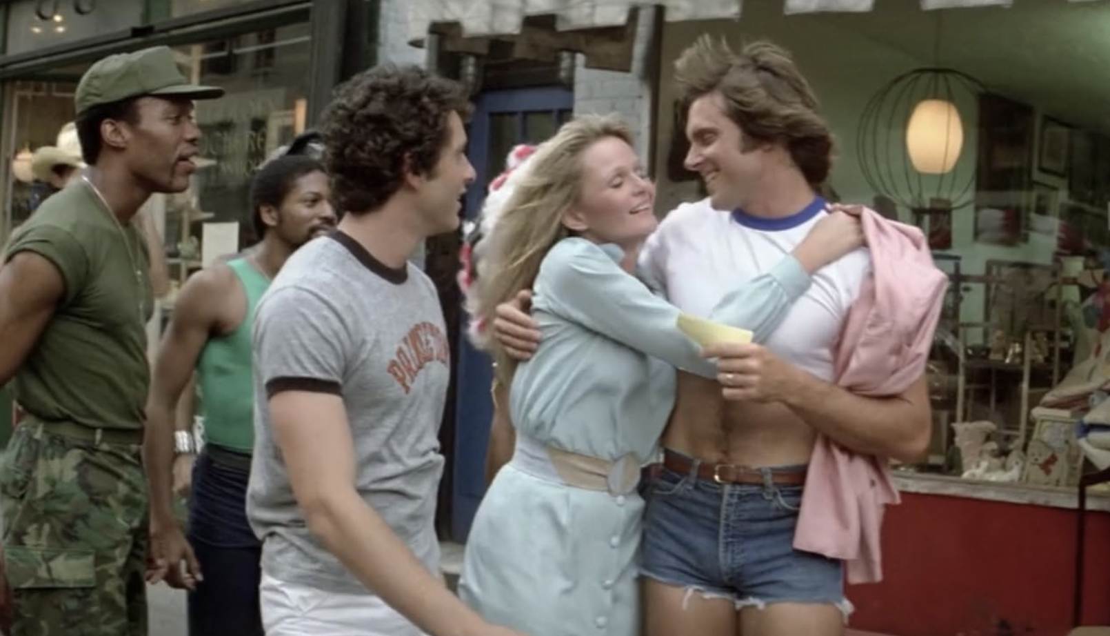 Steve Guttenberg, Valerie Perrine and Caitlyn Jenner in 