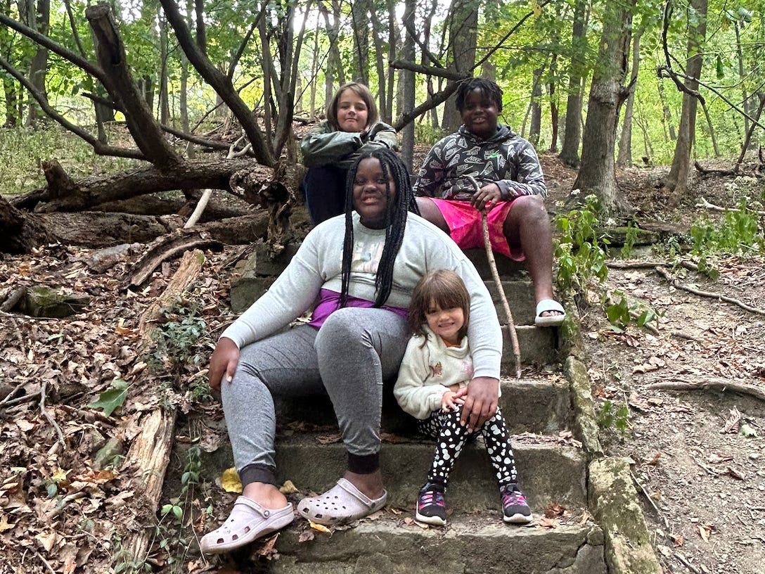 Kids posing for photo