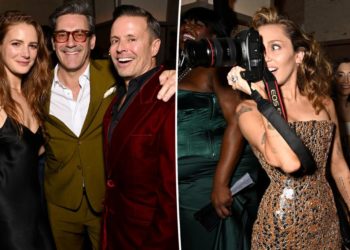 Jon Hamm has ‘Mad Men’ reunion at CAA’s New York Party, Miley Cyrus ‘turns tables’ on photographer