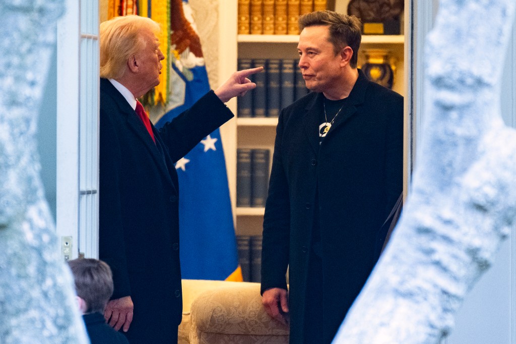 Donald Trump and Elon Musk in the White House.