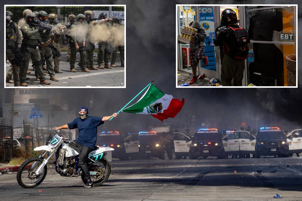 LA cops finally tackle anti-ICE rioters — as first Trump-ordered National Guard troops arrive