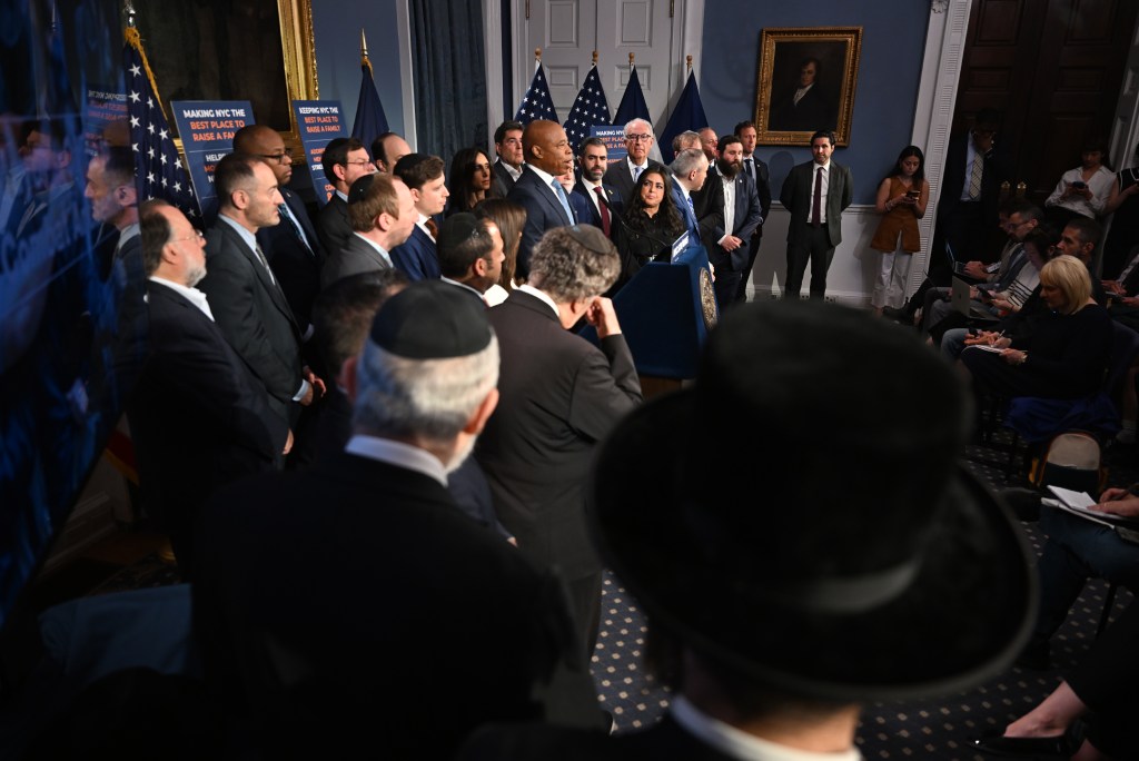 Mayor Eric Adams announces the creation of an Office to Combat Antisemitism.