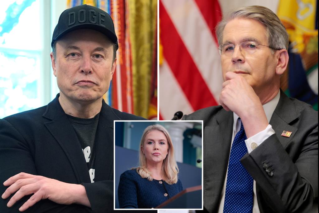 WH press secretary brushes off reports Musk ‘body-checked’ Treasury chief: ‘Robust disagreement’