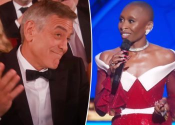 See ‘up-and-comer’ George Clooney’s hilarious reaction to Cynthia Erivo joke at Tonys 2025