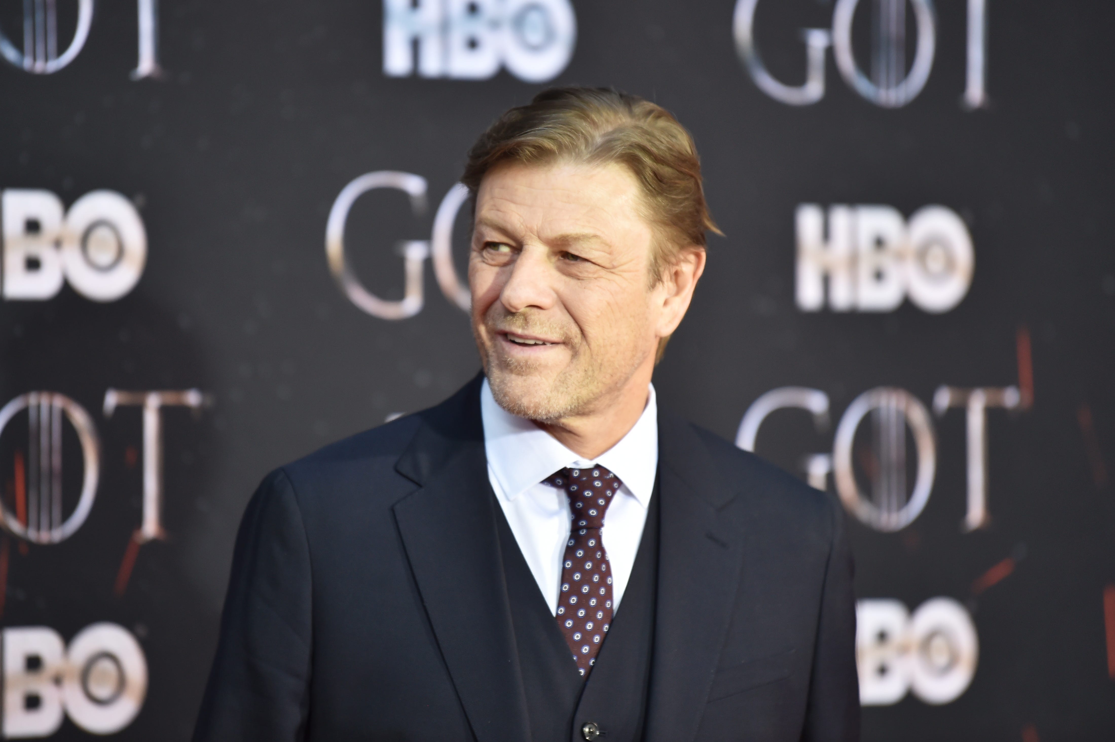 Sean Bean on the red carpet.