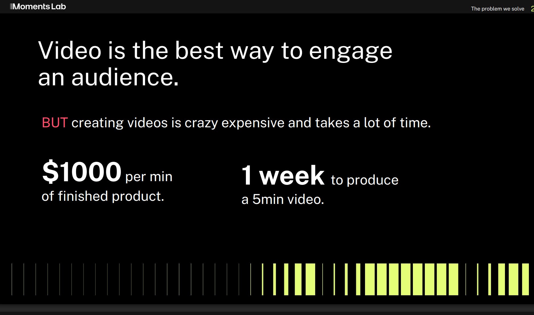 Moments Lab pitch deck 2