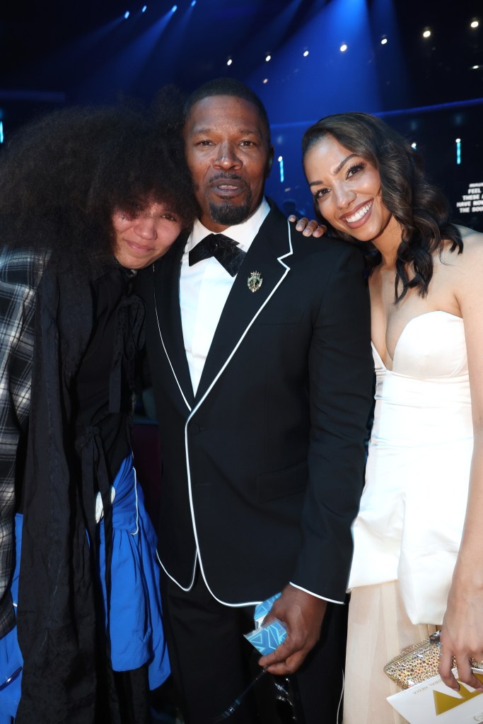 Jamie Foxx at BET Awards 2025 Monday with daughters