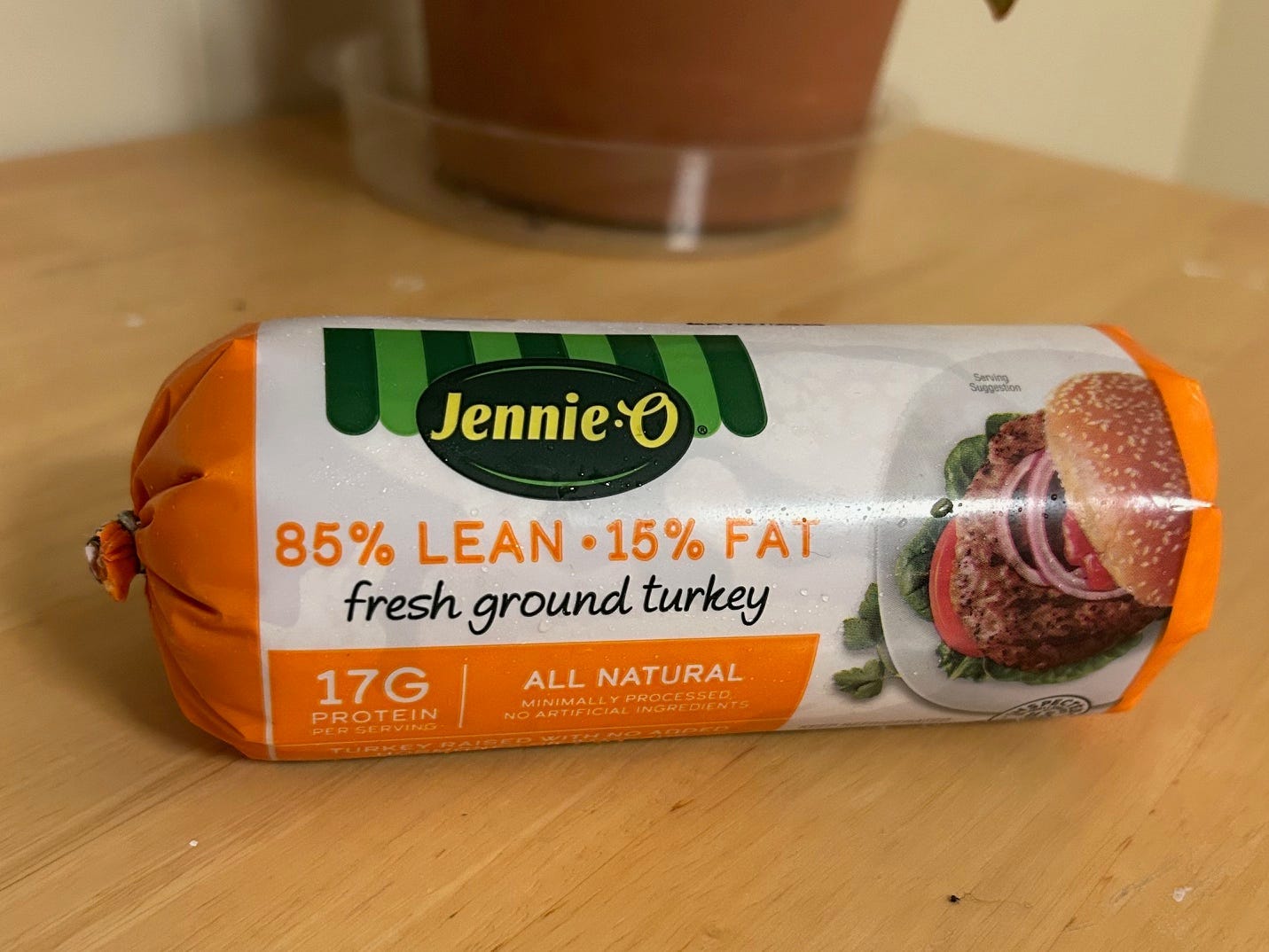 Jenny-O ground turkey tube