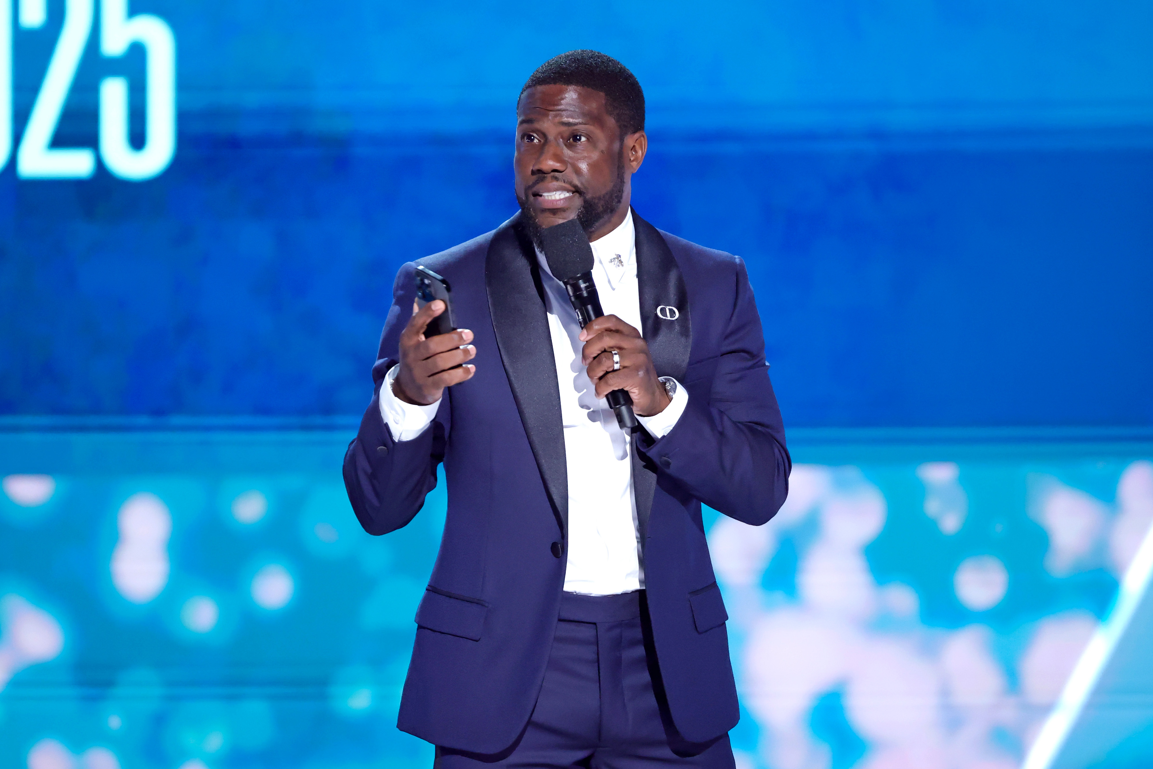 Kevin Hart hosting the BET Awards 2025
