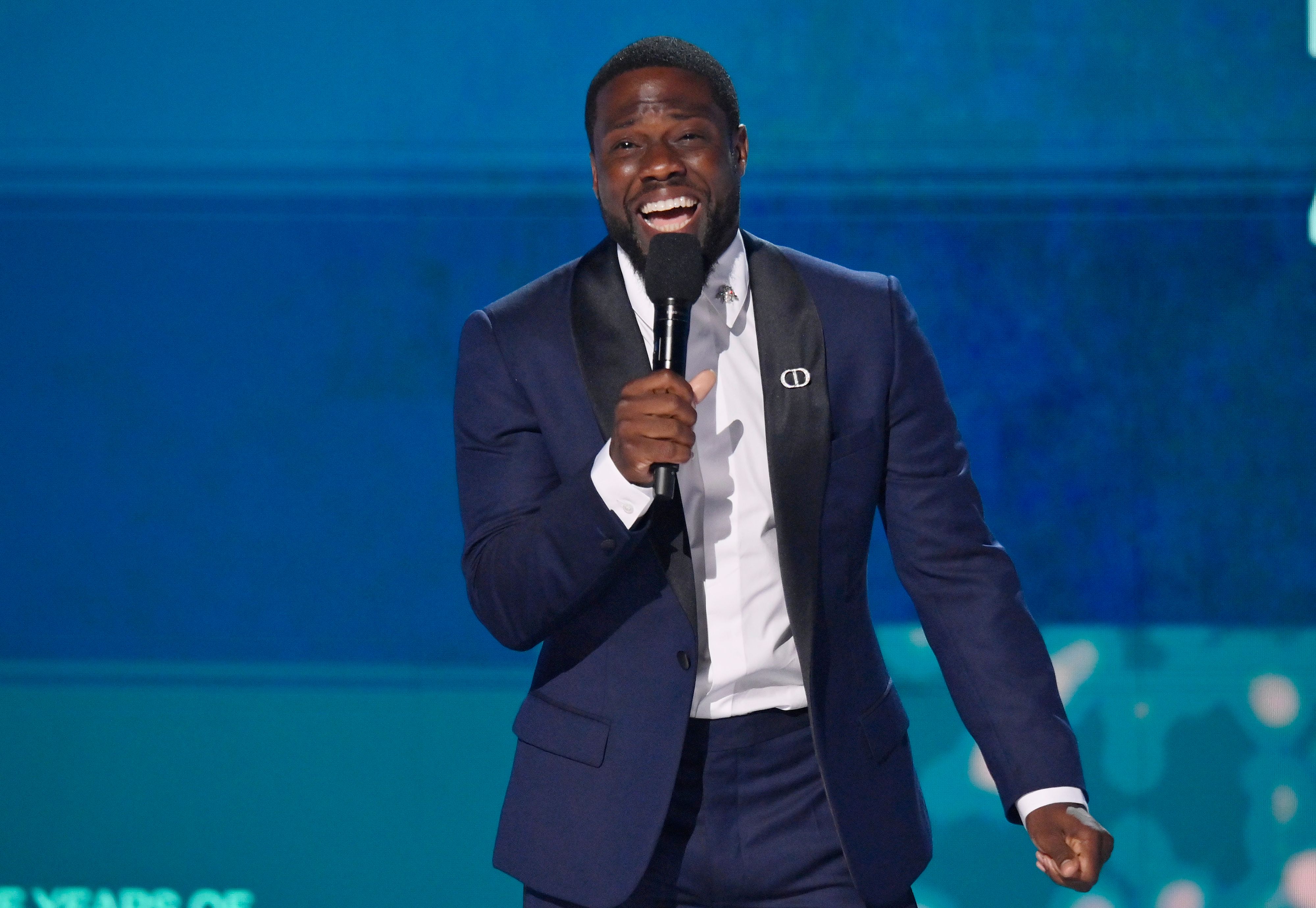 Kevin Hart hosting the BET Awards 2025