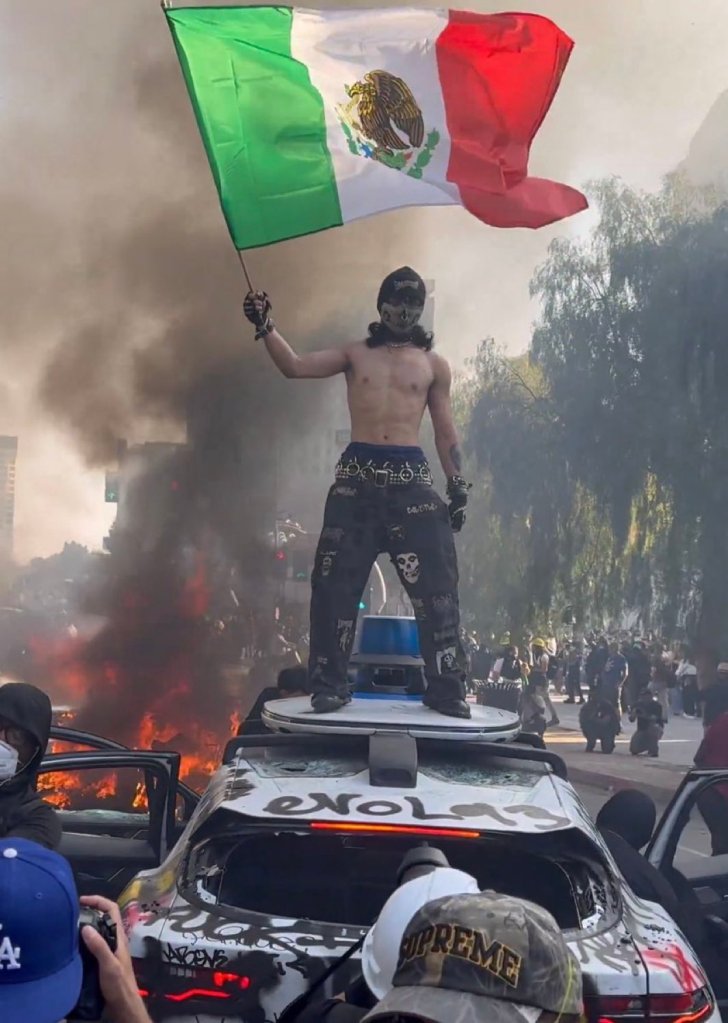 Cars have been set on fire, stores looted and dozens arrested since the protests began on Friday.