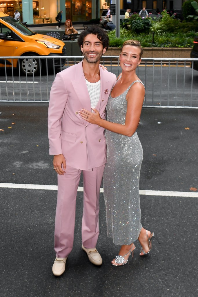 Justin Baldoni and his wife in 2024. 