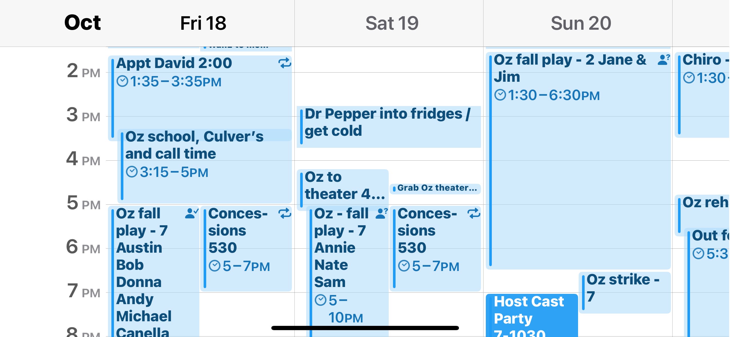 Google calendar
