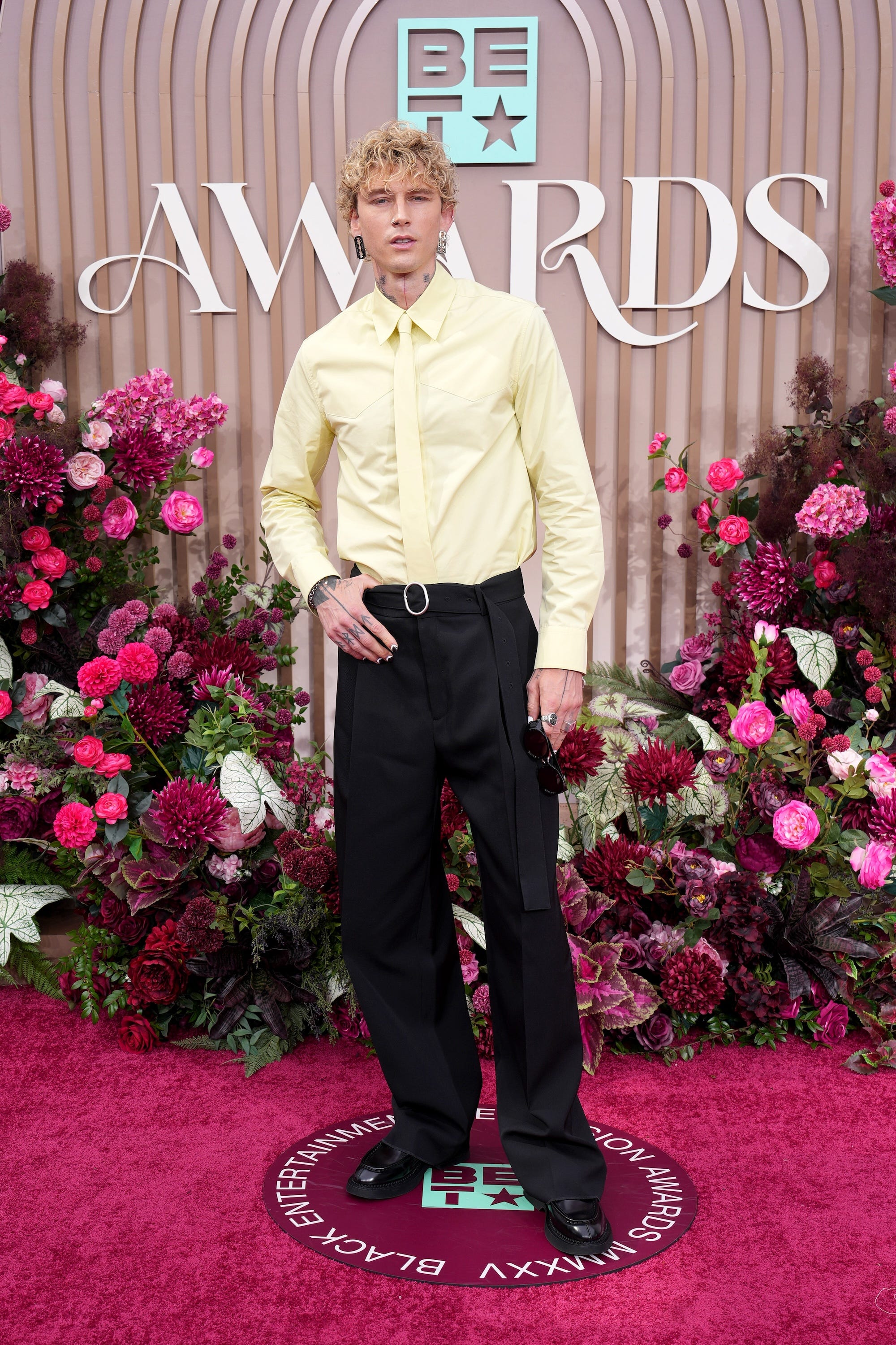 MGK attends the 2025 BET Awards.