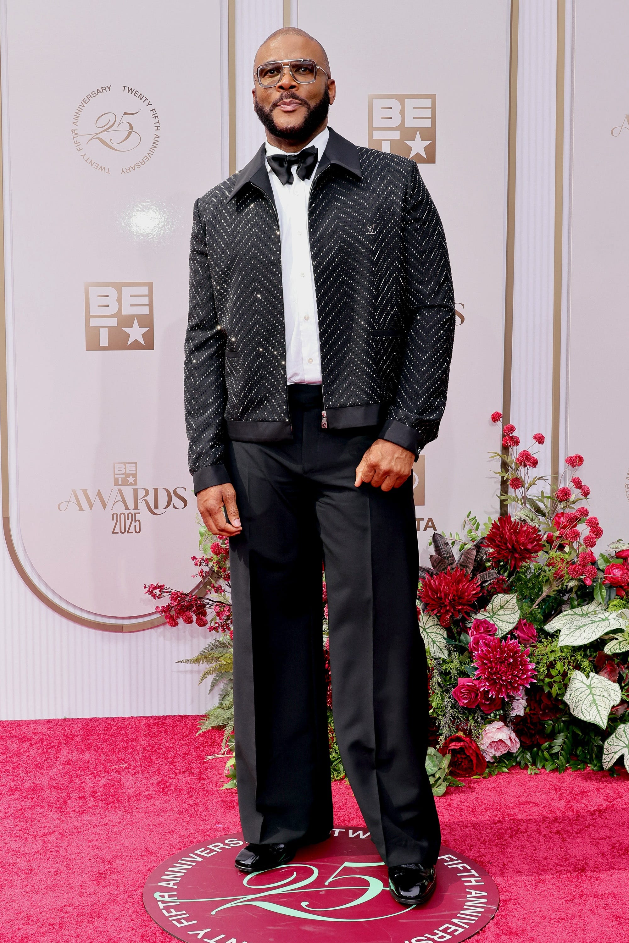 Tyler Perry attends the 2025 BET Awards.