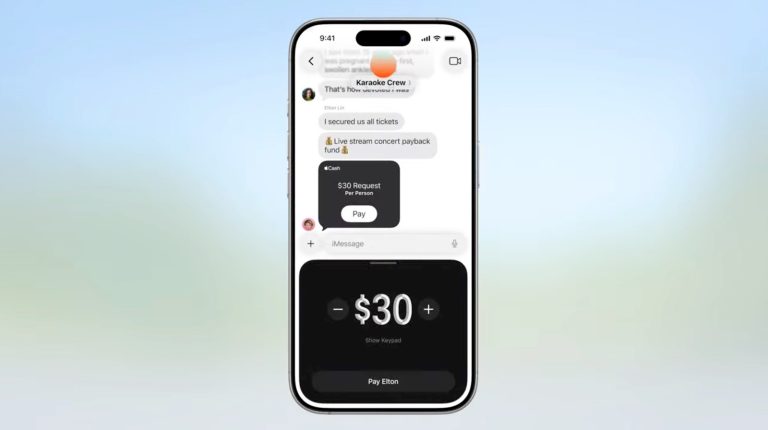Apple Cash in groups iMessage