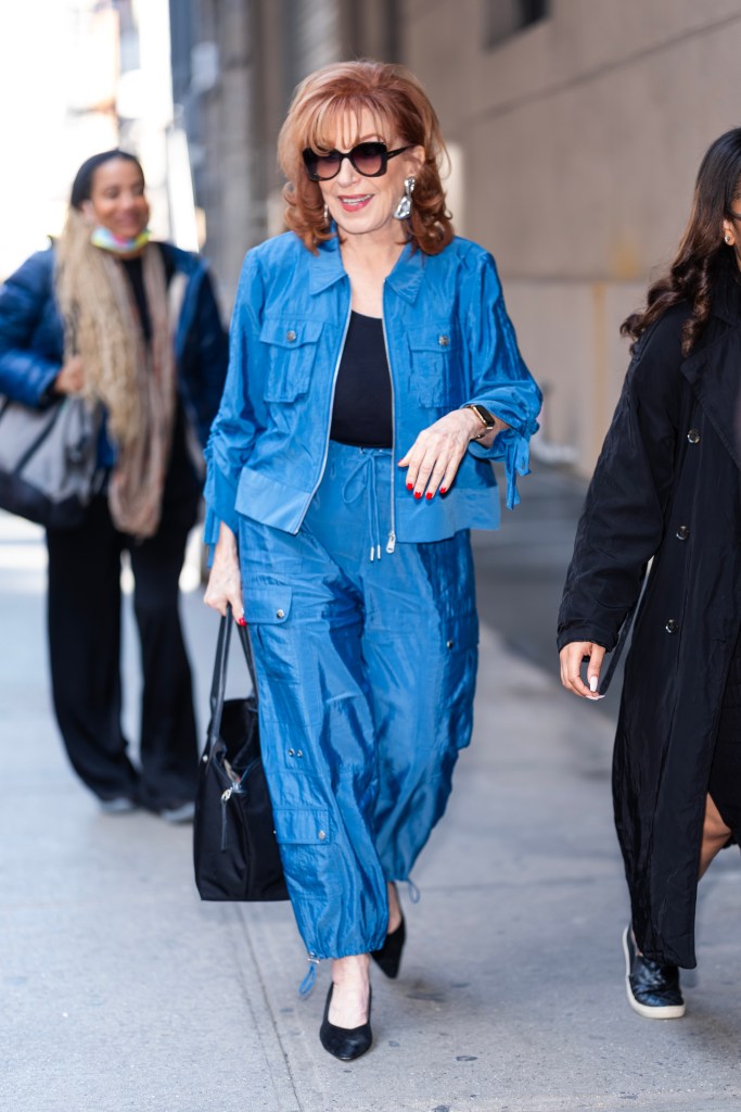 Joy Behar walking.