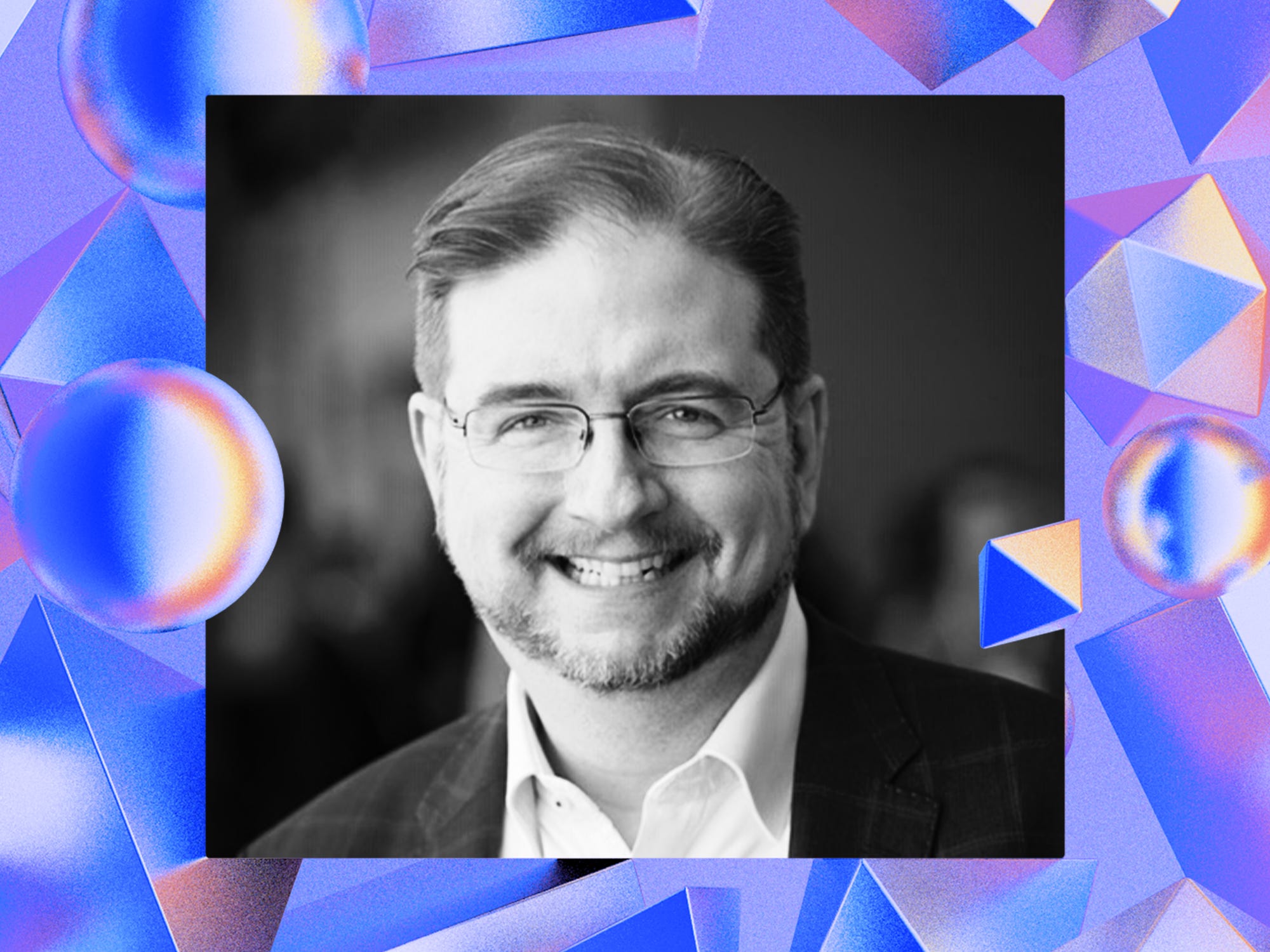 Joe Atkinson, the global chief AI officer at PwC, on 'AI in Action' background