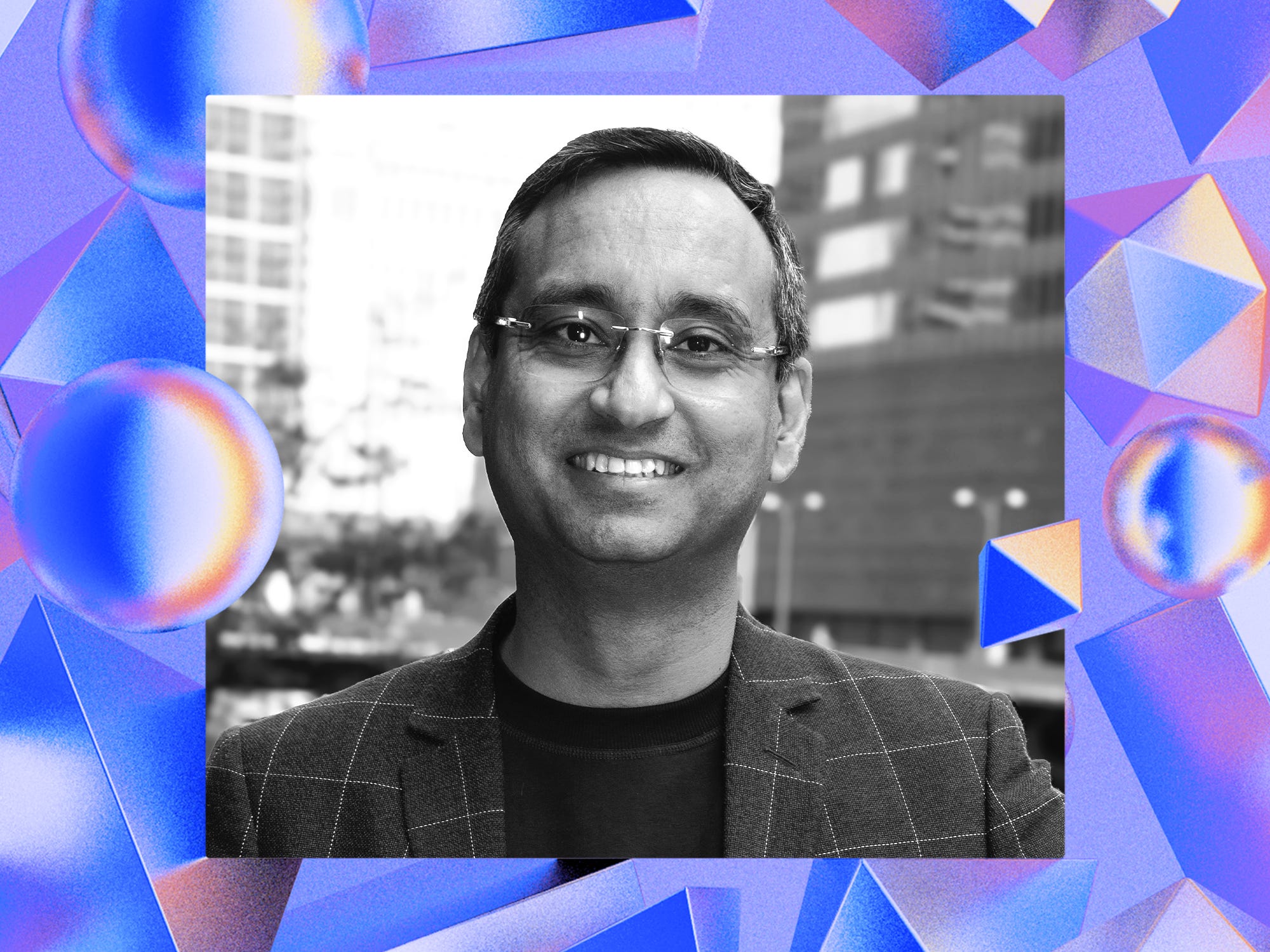 Arnab Chakraborty, the chief responsible AI officer at Accenture, on 'AI in Action' background