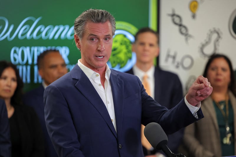 Newsom has said Trump's deployment of troops to L.A. is about 