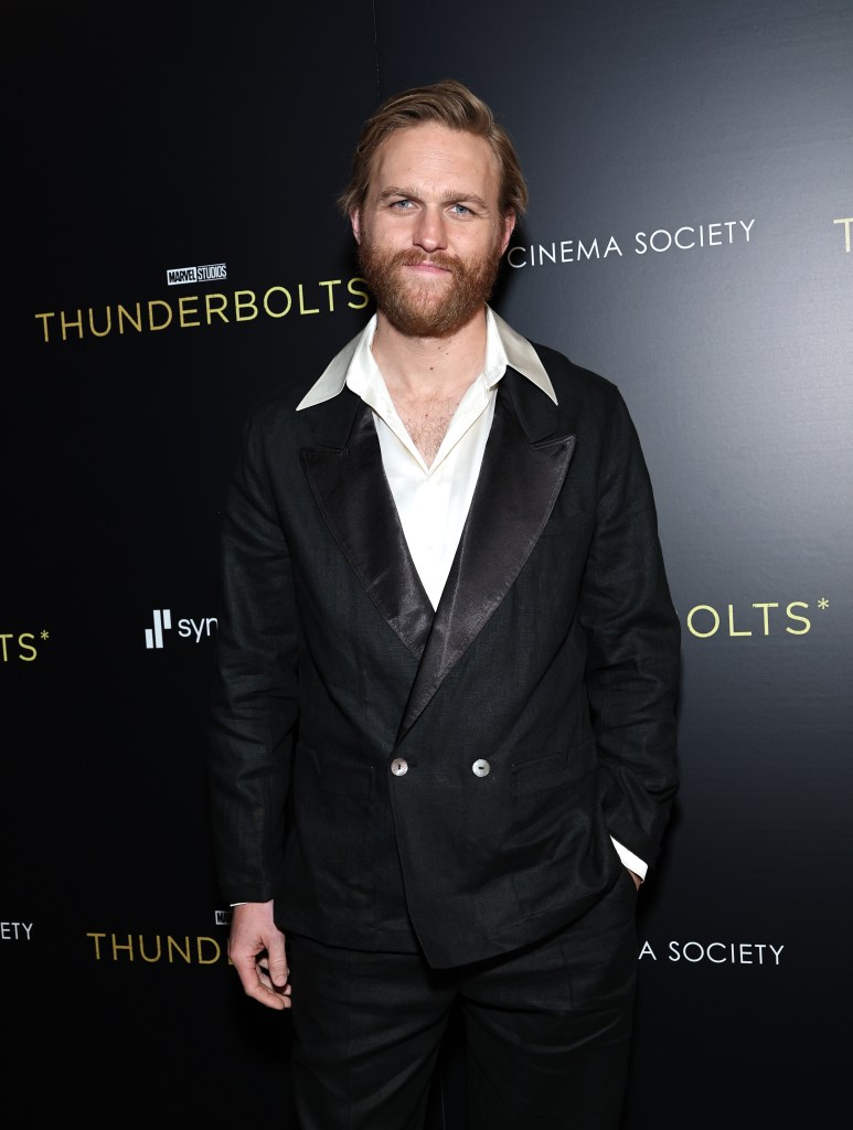 Wyatt Russell attends the New York Special Screening of THUNDERBOLTS hosted by The Cinema Society at iPic Theater on April 30, 2025 in New York City.
