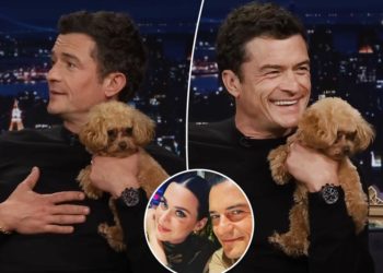 Orlando Bloom brings ‘emotional support’ dog to ‘Tonight Show’ amid Katy Perry relationship woes