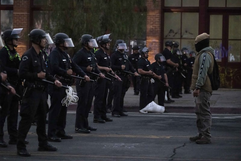Protests in L.A. over immigration raids have prompted President Trump to send in military personnel.