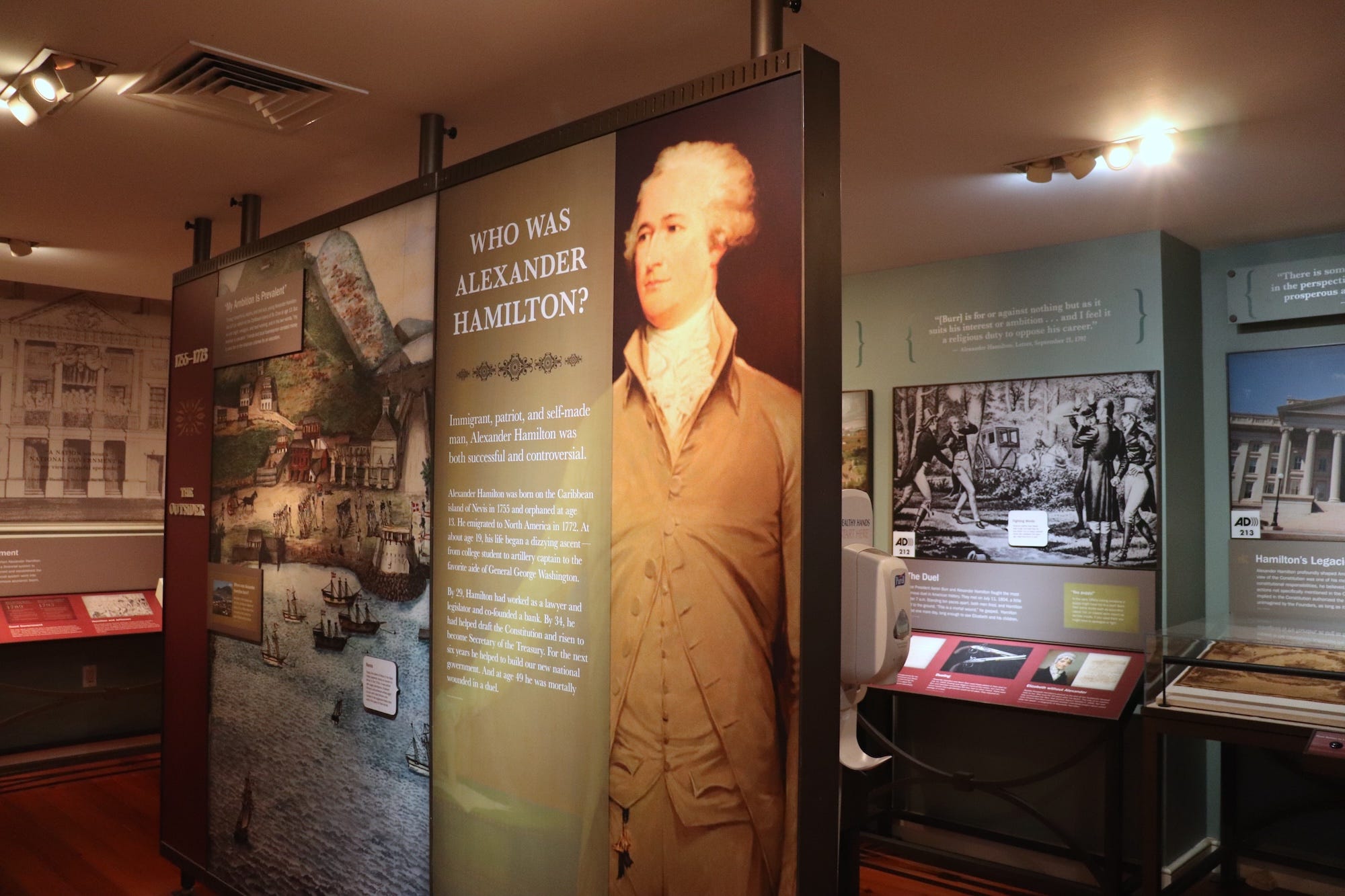 Hamilton Grange's museum about Alexander Hamilton.